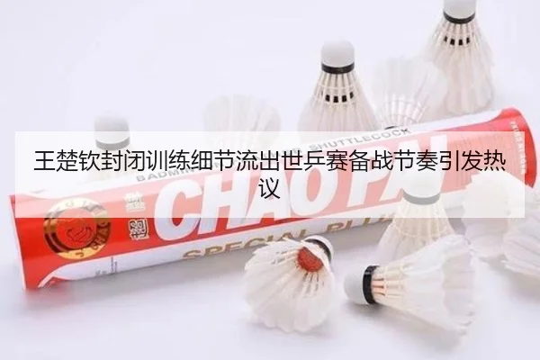 王楚钦封闭训练细节流出世乒赛备战节奏引发热议